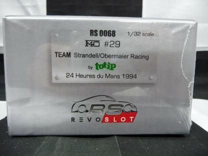 Revoslot -  1:32 RS0068 Ferrari F40 Strandell/Obermaier Racing slot car also suits  Scalex/Carrera