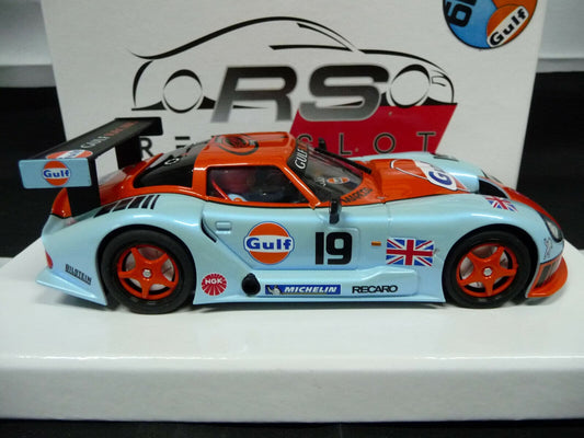 Revoslot -  1:32 RS0070 Marcos Gulf Racing No19 slot car also suits  Scalextric/Carrera