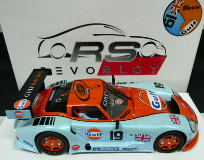 Revoslot -  1:32 RS0070 Marcos Gulf Racing No19 slot car also suits  Scalextric/Carrera