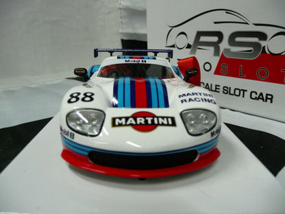 Revoslot -  1:32 RS0071 Marcos Martini Racing White No88 slot car also suits  Scalextric/Carrera