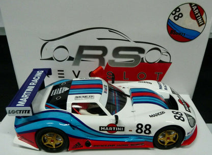 Revoslot -  1:32 RS0071 Marcos Martini Racing White No88 slot car also suits  Scalextric/Carrera