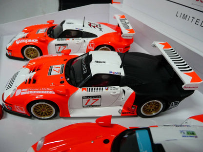 Revoslot -  RS0092 Porsche 911 GT1 3 Car Pack JB Racing suit Scaletric/Carrera