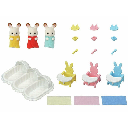 Sylvanian Families - Triplets Care Animal Doll Playset