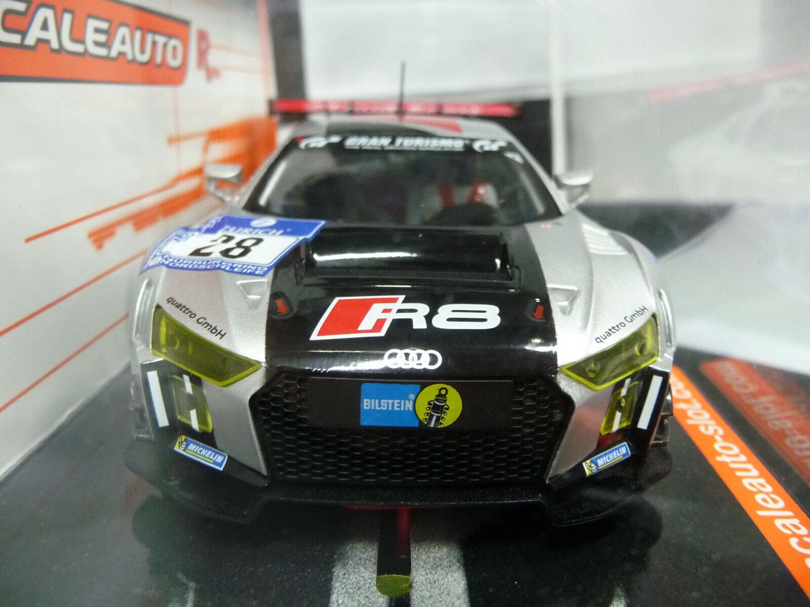 Scaleauto 1:32 SC6163R Audi LMS GT3 No28 slot car also suits Scalextric/Carrera