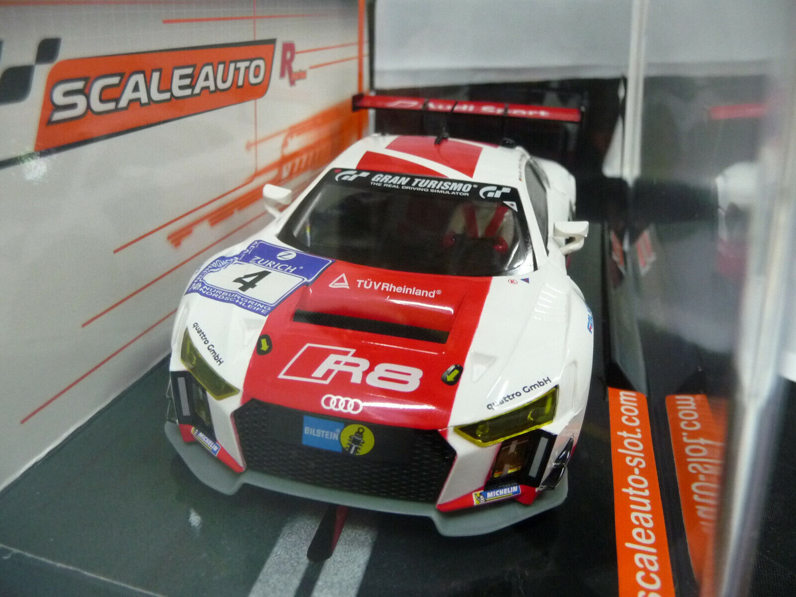 Scaleauto 1:32 SC6174R Audi LMS GT3 N/burg 15 Team Phoenix slot car also suits Scalex/Carrera