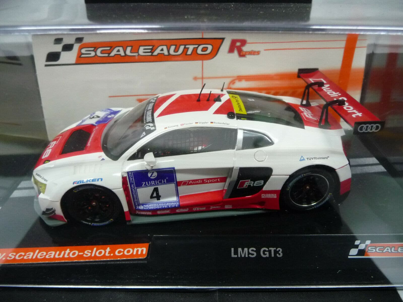 Scaleauto 1:32 SC6174R Audi LMS GT3 N/burg 15 Team Phoenix slot car also suits Scalex/Carrera