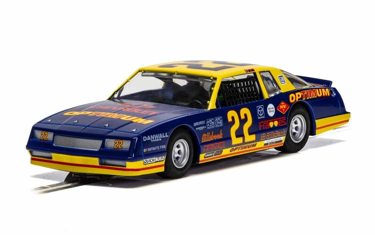 Scalextric -  C4038 1:32 Chevrolet Monte Carlo Creekside No22 slot car also suits Carrera