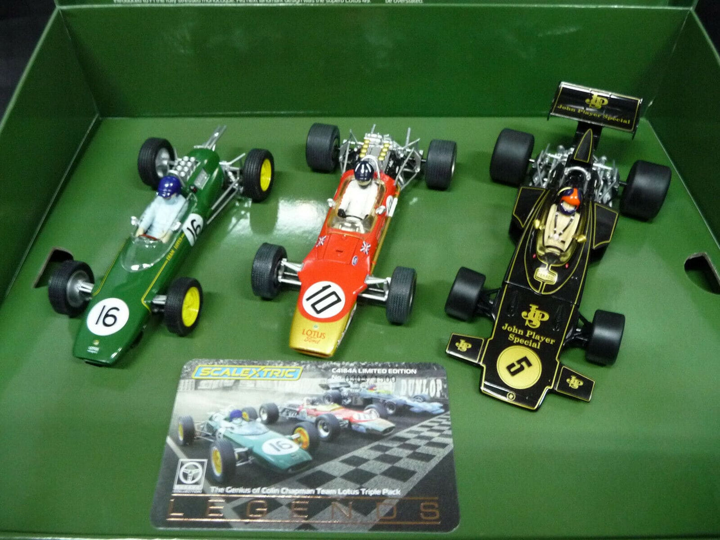 Scalextric -  C4184A 1:32 The Genius of Colin Chapman Team Lotus Triple Pack