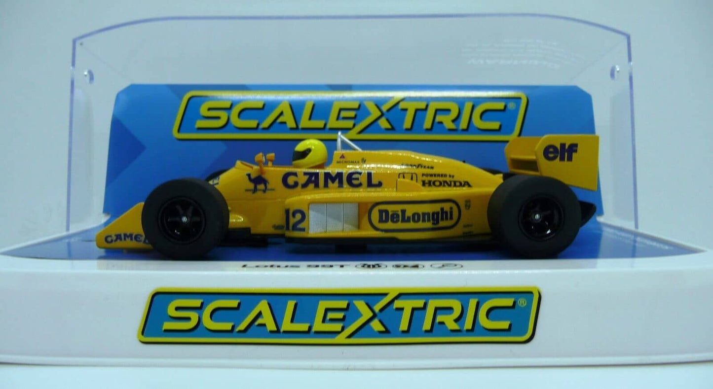 Scalextric -  C4251 Lotus 99T Monaco GP 1987 Ayrton Senna slot car also suits Carrera