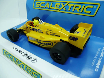 Scalextric -  C4251 Lotus 99T Monaco GP 1987 Ayrton Senna slot car also suits Carrera