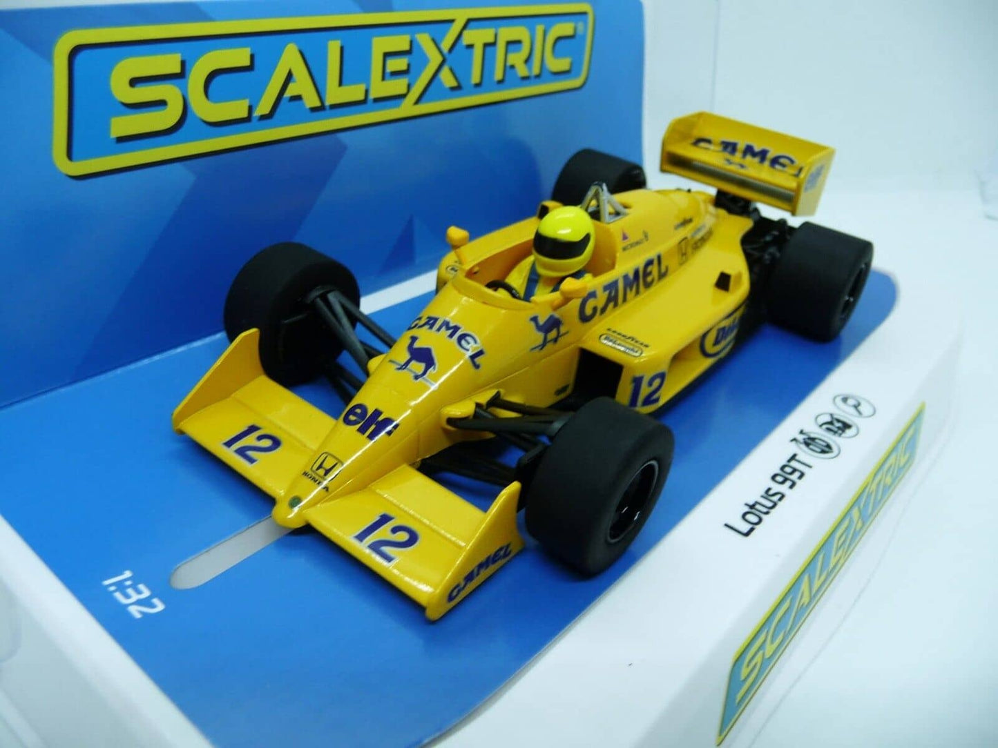 Scalextric -  C4251 Lotus 99T Monaco GP 1987 Ayrton Senna slot car also suits Carrera