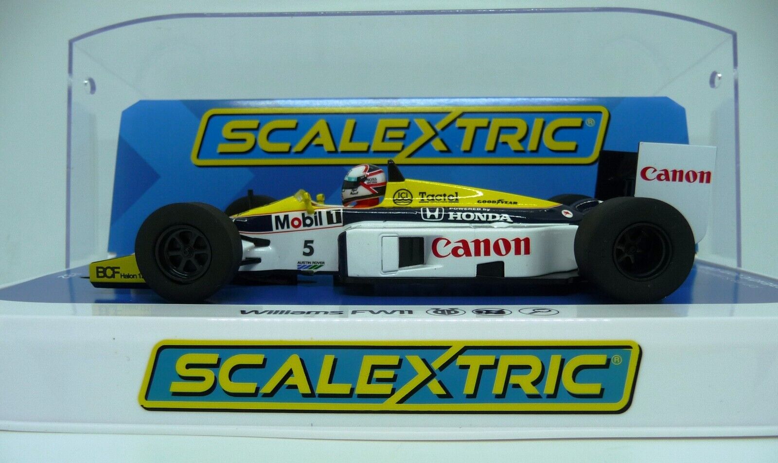 Scalextric - C4318 Willams FW11 1986 British Grand Prix slot car also suits Carrera