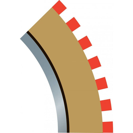 Scalextric -  C8225 RADIUS 2 CURVE INNER BORDERS