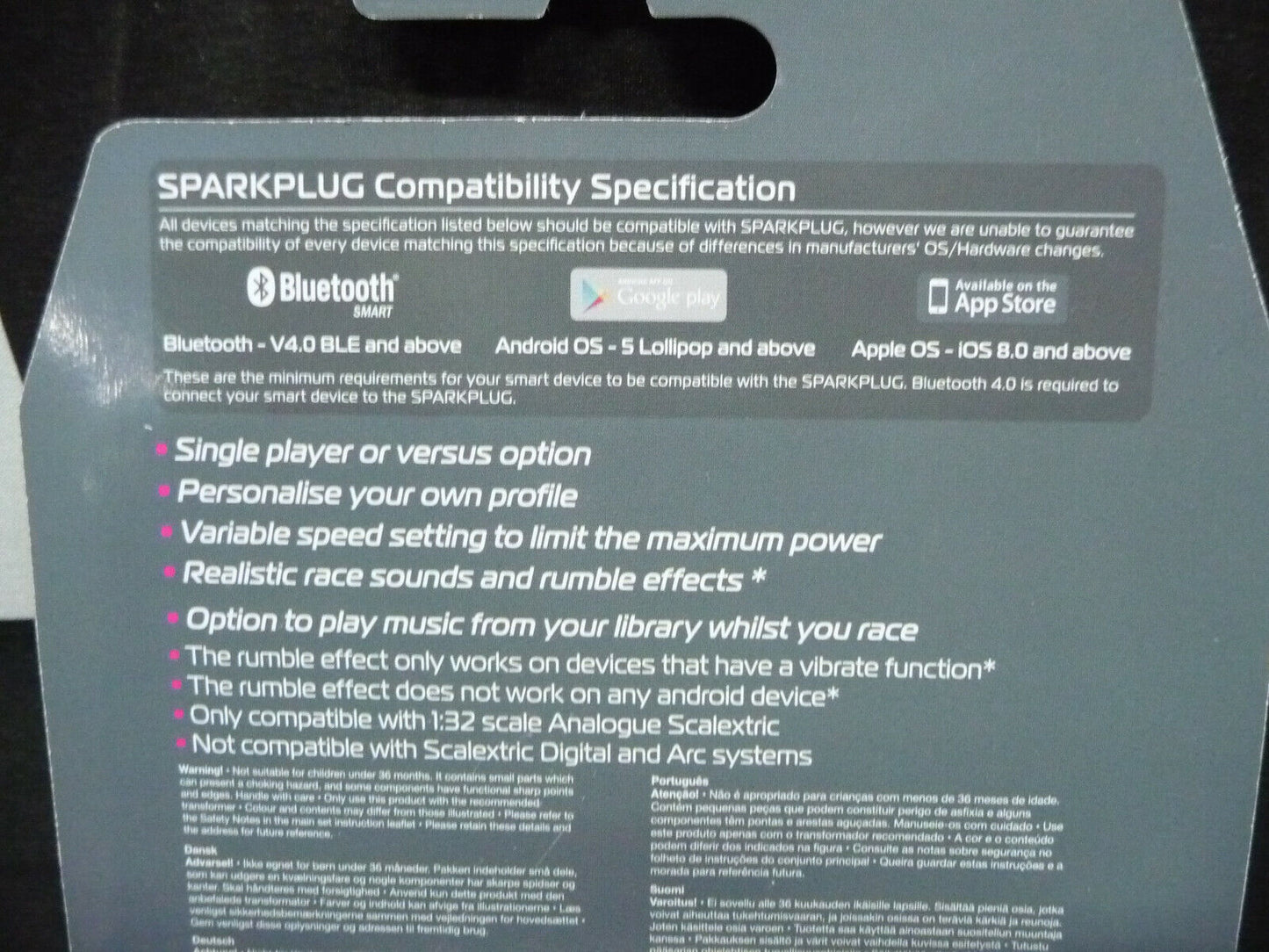 Scalextric -  C8333 SparkPlug - turn your smart device into a wireless controller
