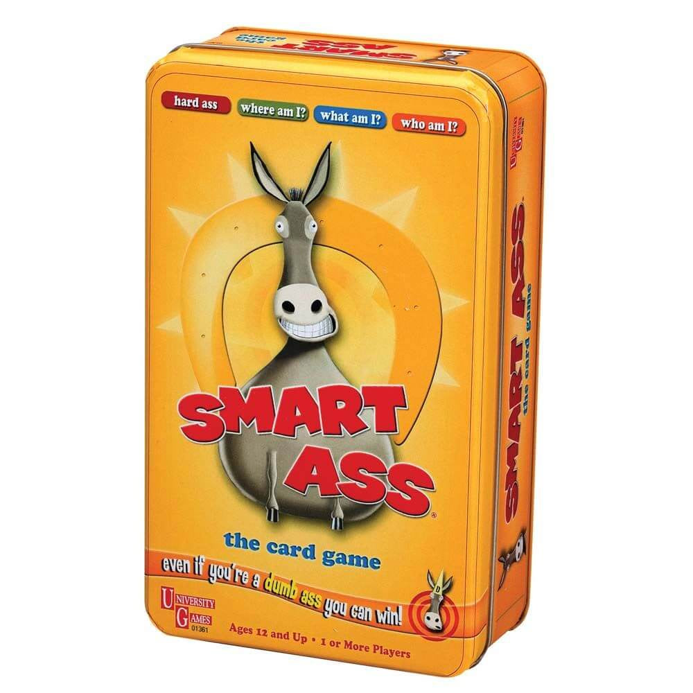Smart Ass - Card Game In A Tin - University Games