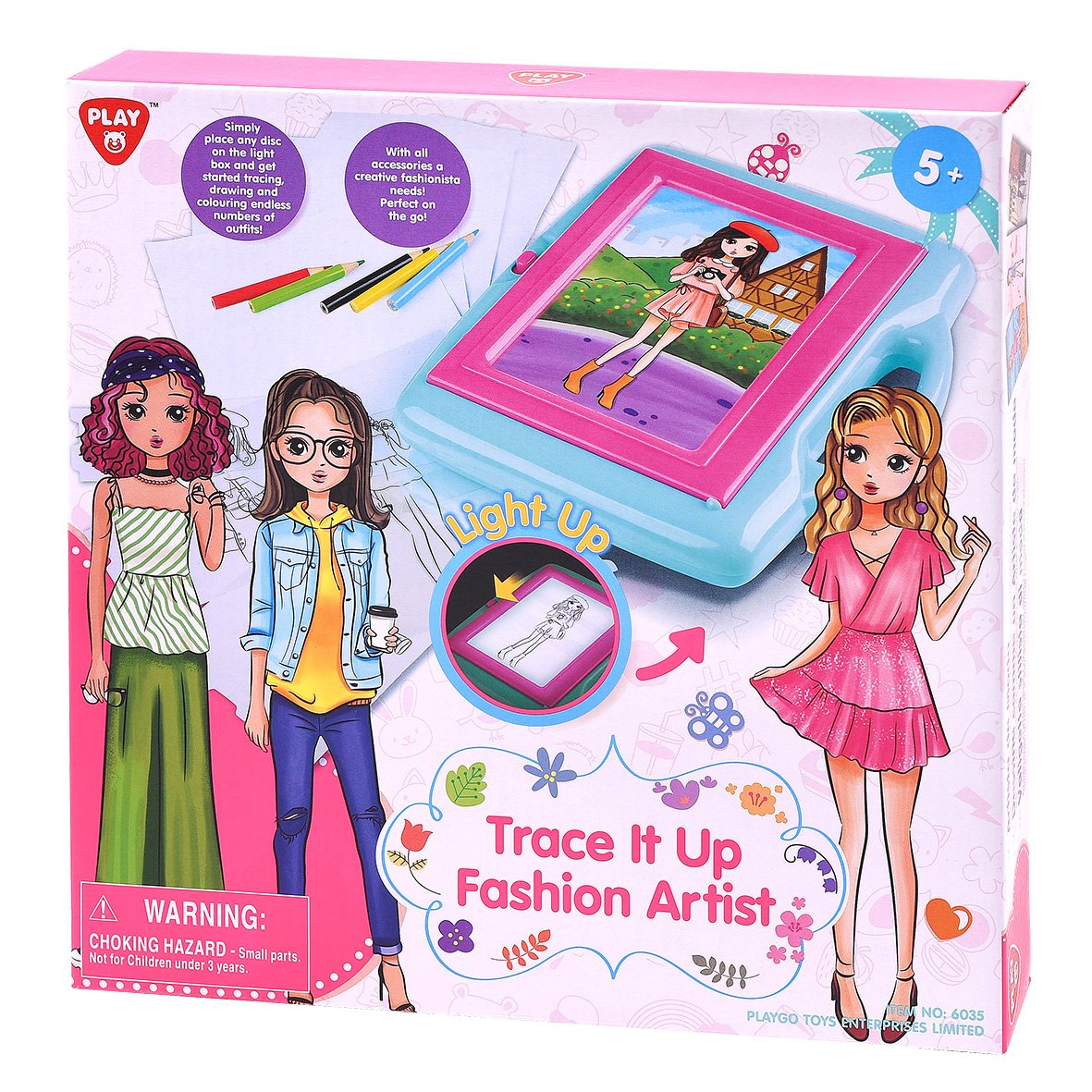 Playgo Toys Ent. Ltd  -  Trace It Up Fashion Art