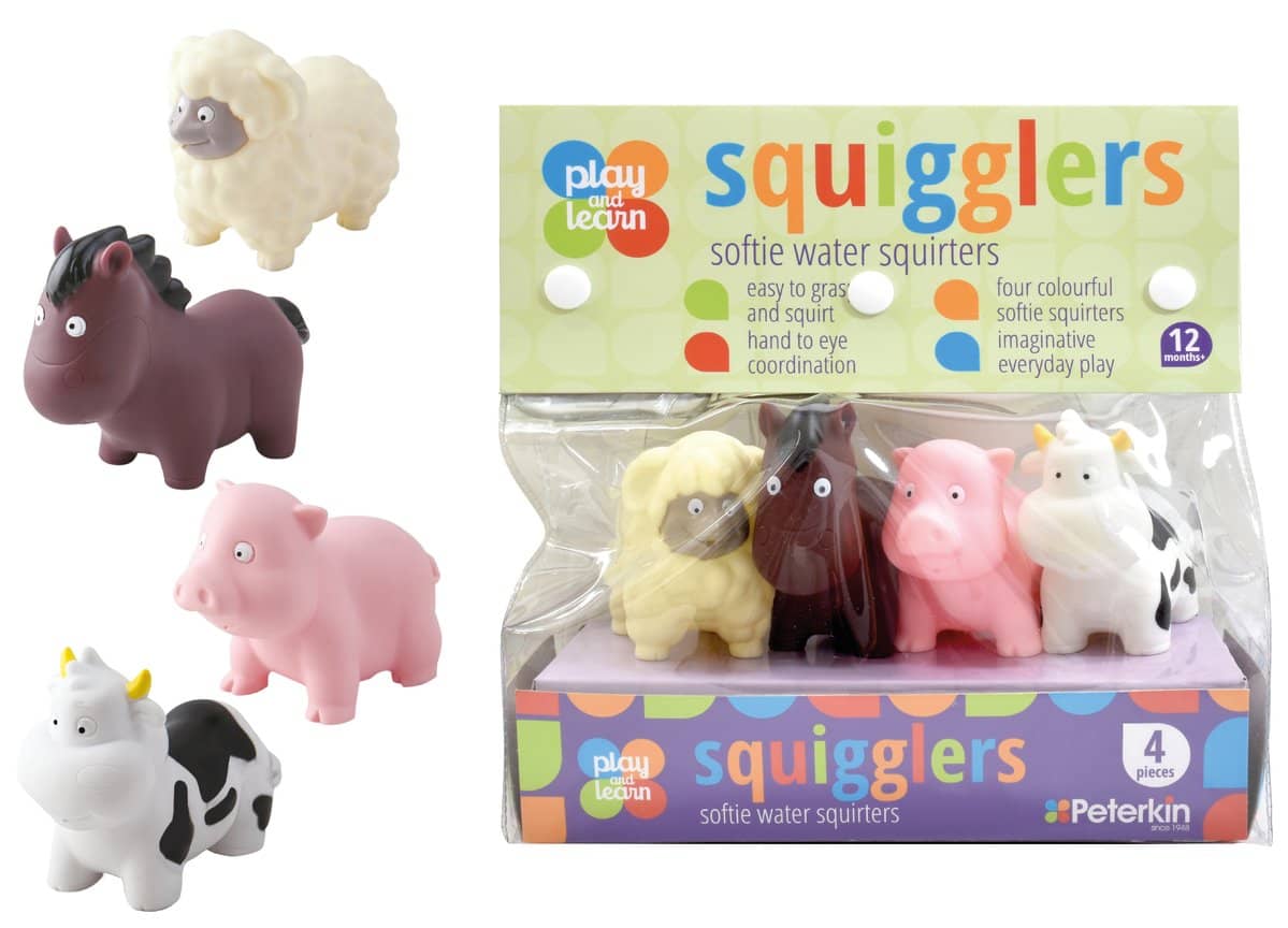 Play And Learn -  Farm Animals Watersquirters