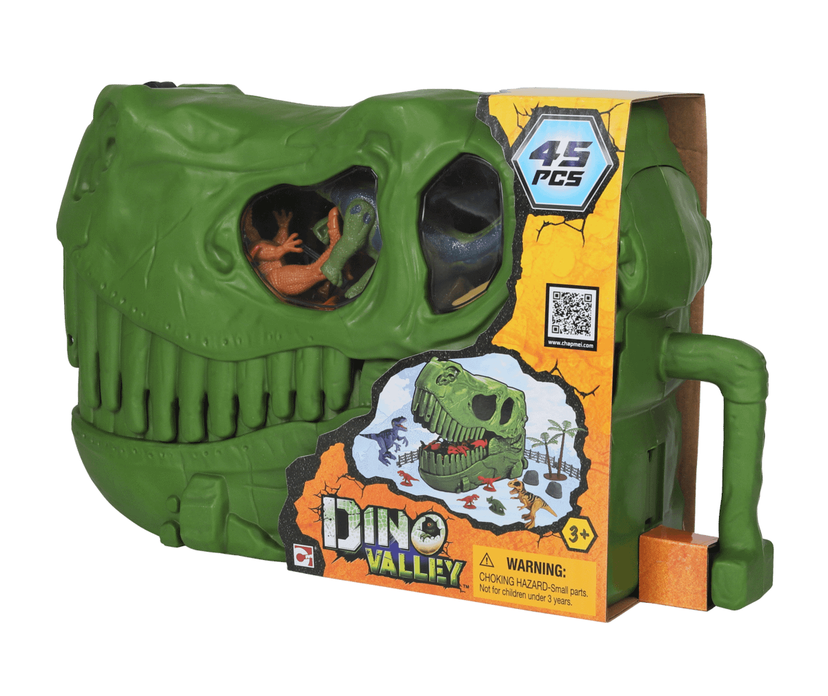 Dino Valley -  Skull Bucket 45pcs