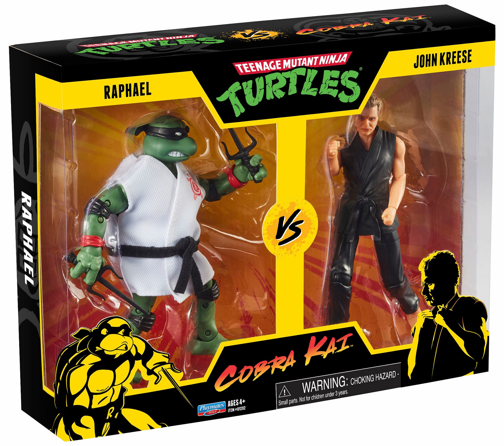 Teenage Mutant Ninja Turtles - Vs Cobra Kai 2 Pack  - Raphael Vs John Kreese