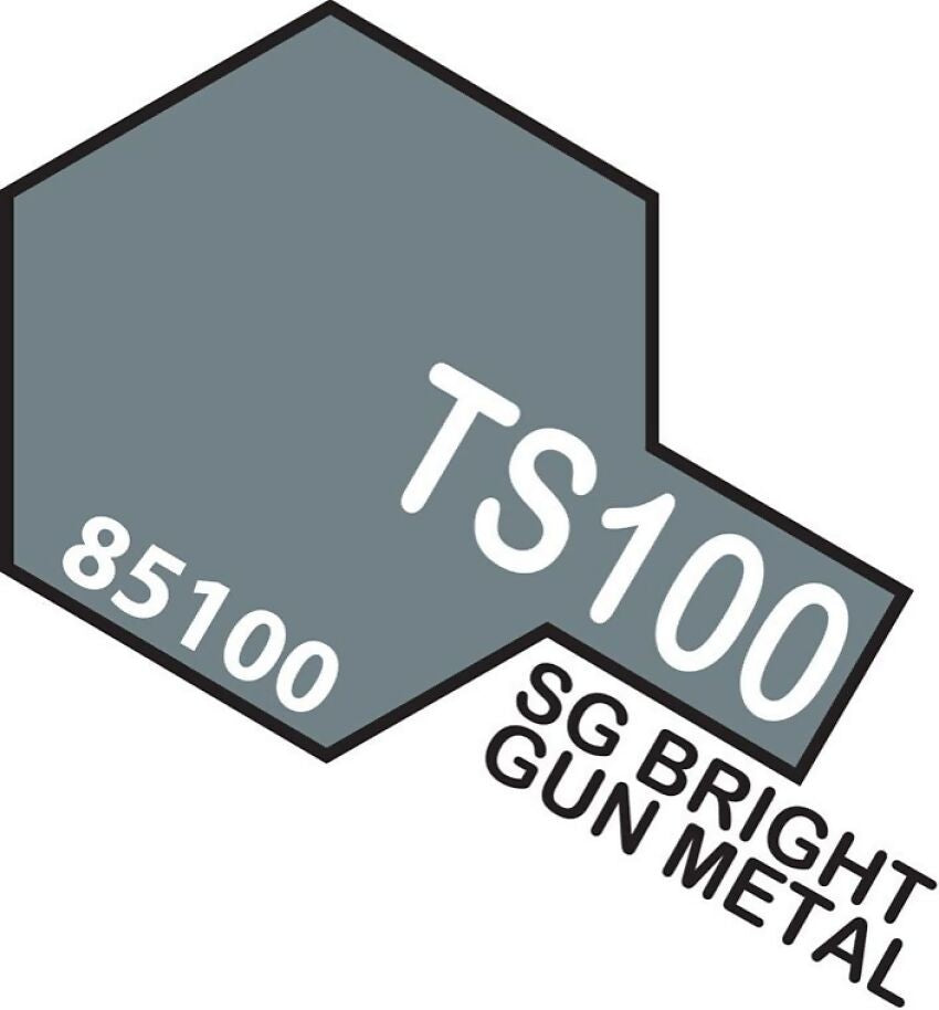 TAMIYA TS-100 SG BRIGHT GUN METAL