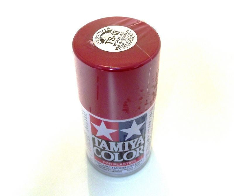 TS-18   TAMIYA ACRYLIC SPRAY PAINT  METALLIC RED