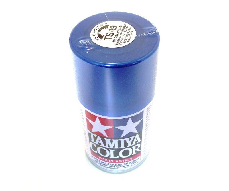 TS-19   TAMIYA ACRYLIC SPRAY PAINT  METALLIC BLUE