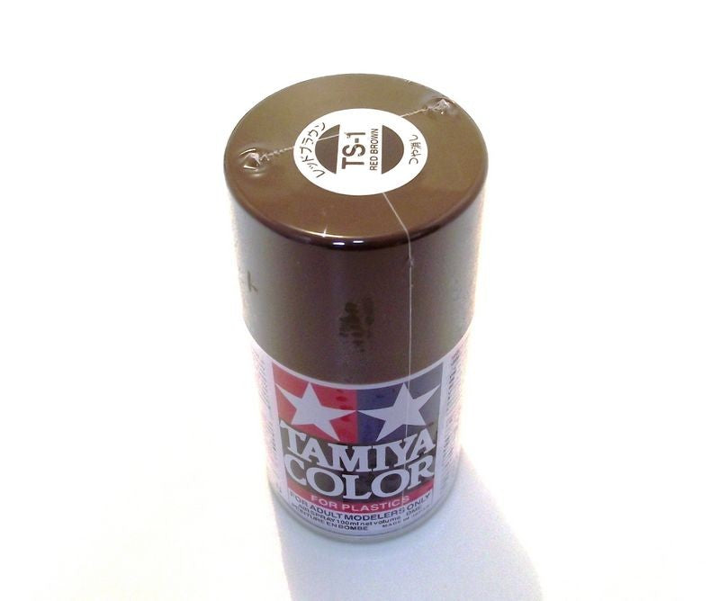 TS-1   TAMIYA ACRYLIC SPRAY PAINT  RED BROWN