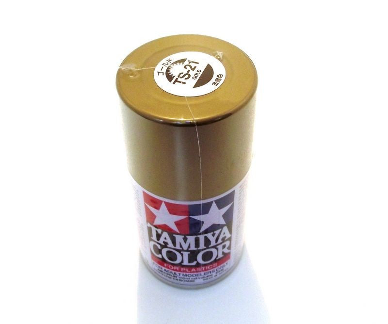 TS-21   TAMIYA ACRYLIC SPRAY PAINT  GOLD