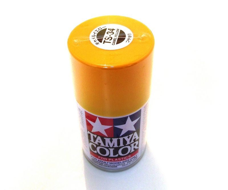 TS-34   TAMIYA ACRYLIC SPRAY PAINT  CAMEL YELLOW