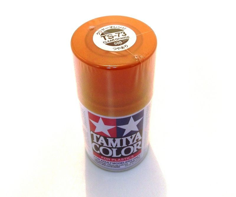TS-73   TAMIYA ACRYLIC SPRAY PAINT  CLEAR ORANGE