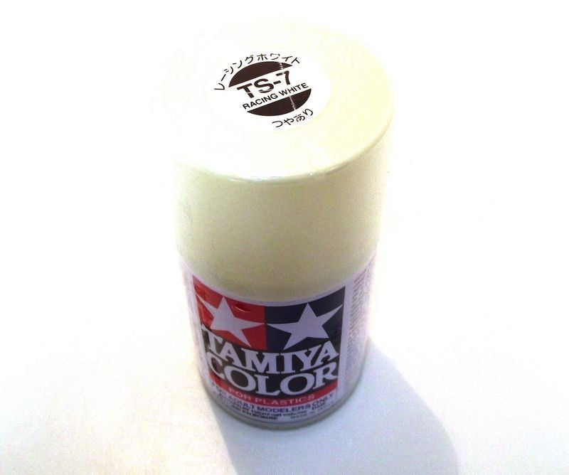 TS-7   TAMIYA ACRYLIC SPRAY PAINT  RACING WHITE
