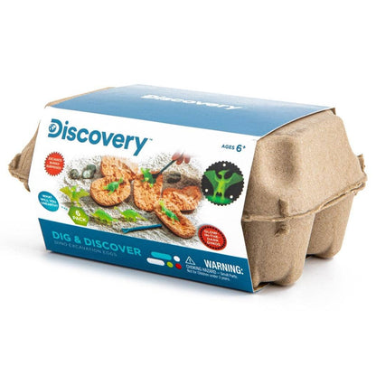 Discovery -  Dino Egg Crate 6pk