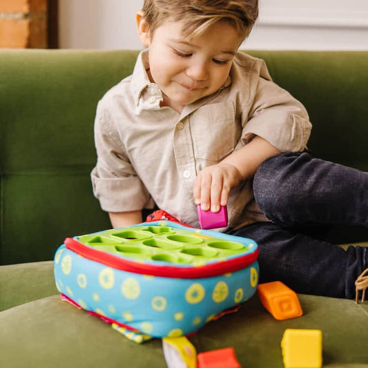 Melissa & Doug - Take-along Shape Sorter Baby And Toddler Toy