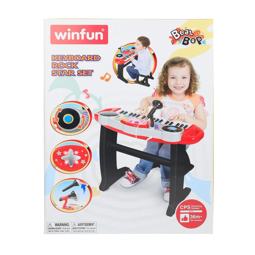 Winfun -  Beat Bop Keyboard Rock Star Set