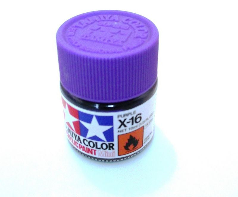 X-16   TAMIYA ACRYLIC PAINT PURPLE (GLOSS)