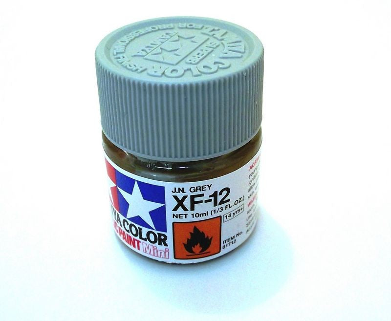 XF-12   TAMIYA ACRYLIC PAINT FLAT J.N.GREY