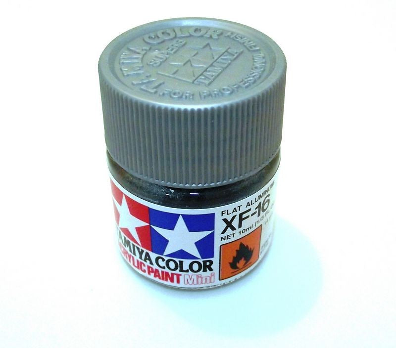 XF-16   TAMIYA ACRYLIC PAINT FLAT ALUMINIUM