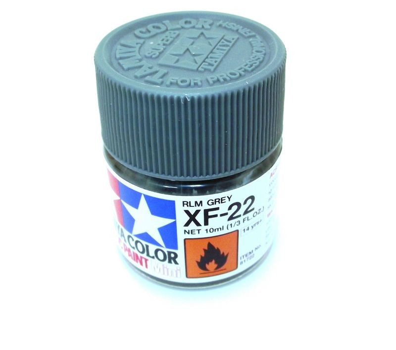 XF-22   TAMIYA ACRYLIC PAINT FLAT RLM GREY
