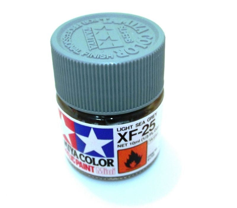 XF-25   TAMIYA ACRYLIC PAINT FLAT LIGHT SEA GREY