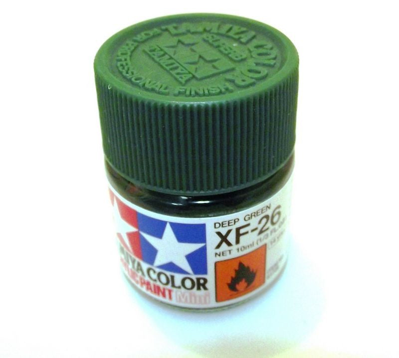 XF-26   TAMIYA ACRYLIC PAINT FLAT DEEP GREEN