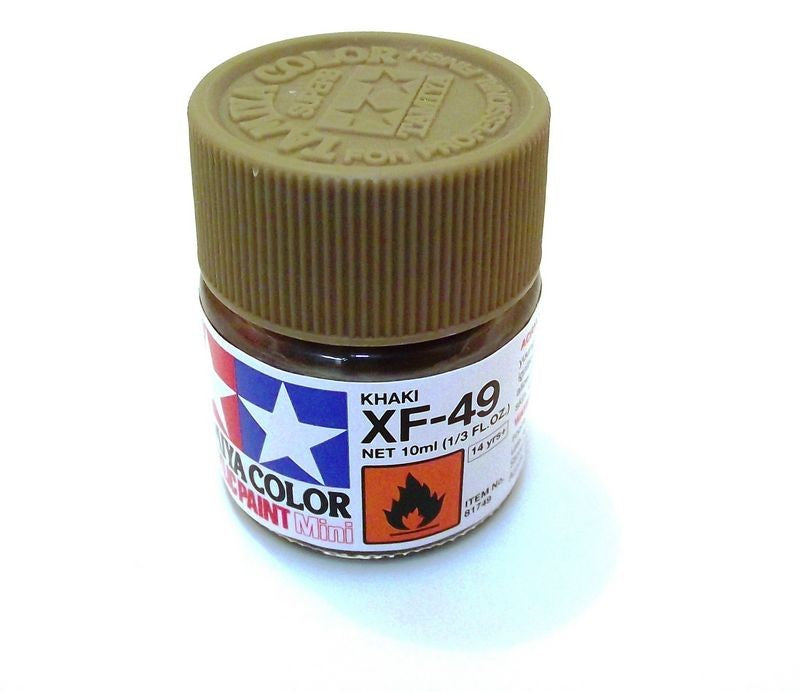 XF-49   TAMIYA ACRYLIC PAINT FLAT KHAKI