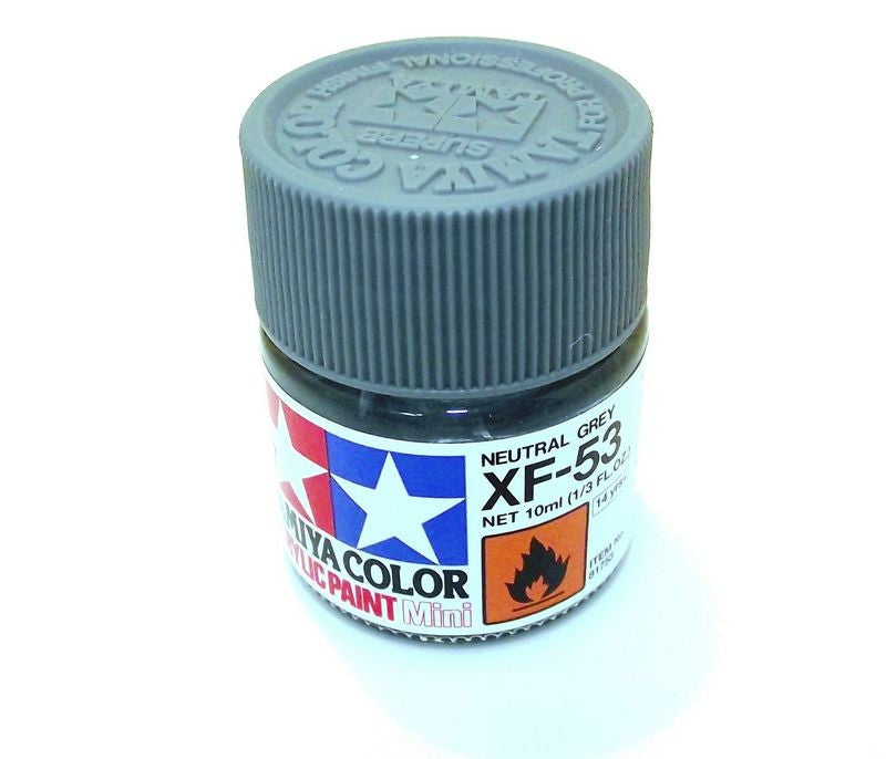 XF-53   TAMIYA ACRYLIC PAINT FLAT NEUTRAL GREY