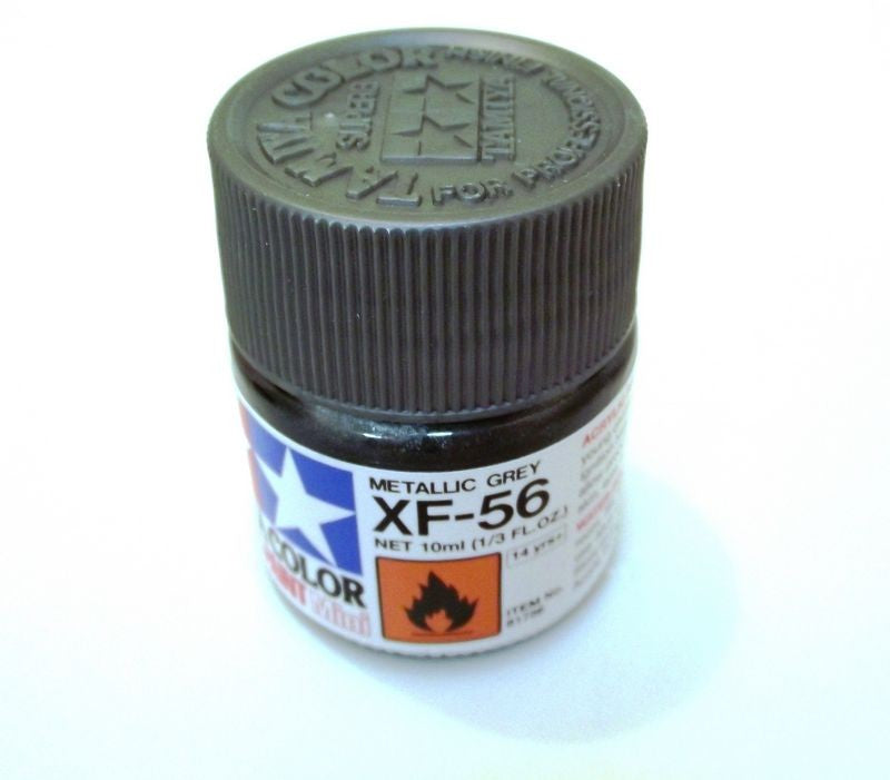XF-56   TAMIYA ACRYLIC PAINT FLAT METALLIC GREY