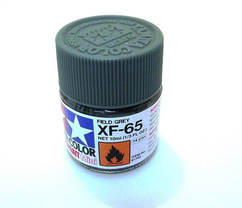 XF-65   TAMIYA ACRYLIC PAINT FLAT FIELD GREY