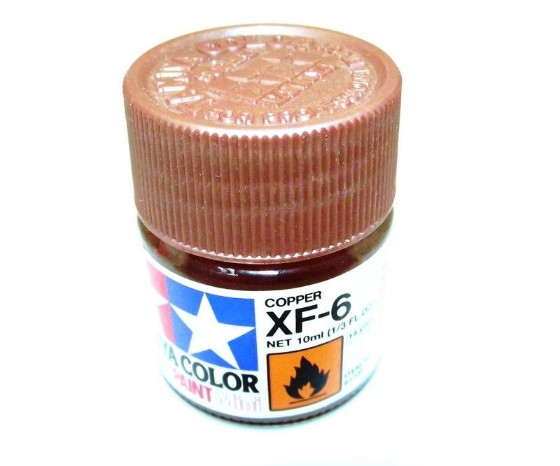 XF-6   TAMIYA ACRYLIC PAINT FLAT COPPER