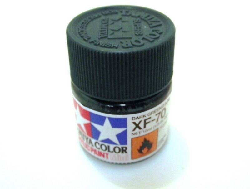 XF-70   TAMIYA ACRYLIC PAINT FLAT DARK GREEN 2