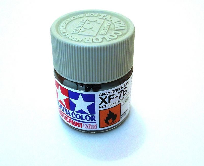 XF-76   TAMIYA ACRYLIC PAINT FLAT GREY GREEN
