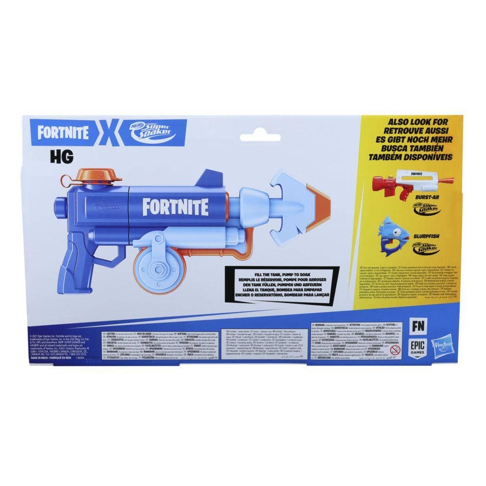 Nerf -  Super Soaker Fortnite Hg Water Blaster Pump-action Soakage Hasbro