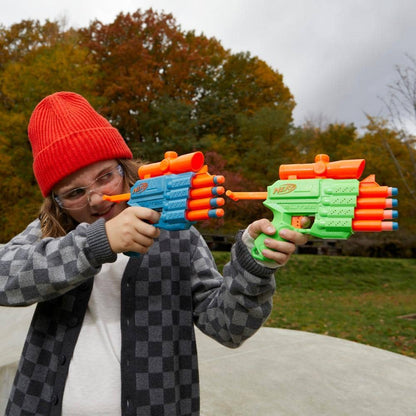 Nerf -  Elite 2.0 Face Off Target Set Includes 2 Toy Foam Dart Blasters & Target & 12 Nerf Elite Darts
