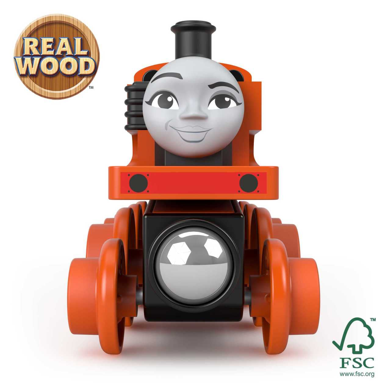 Thomas & Friends -  Wooden Railway Nia™ Engine and Coal-Car - Fisher-Price